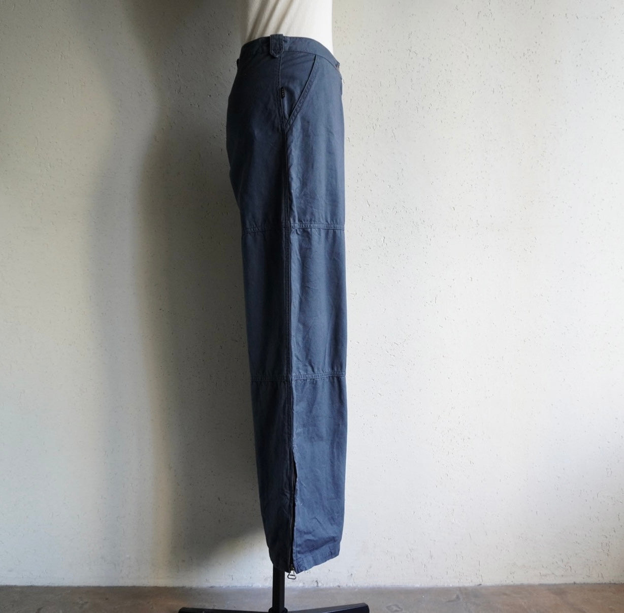 90s Zipped Wide Pants Made in Italy