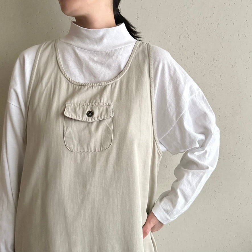 90s Ivory Sleeveless Dress