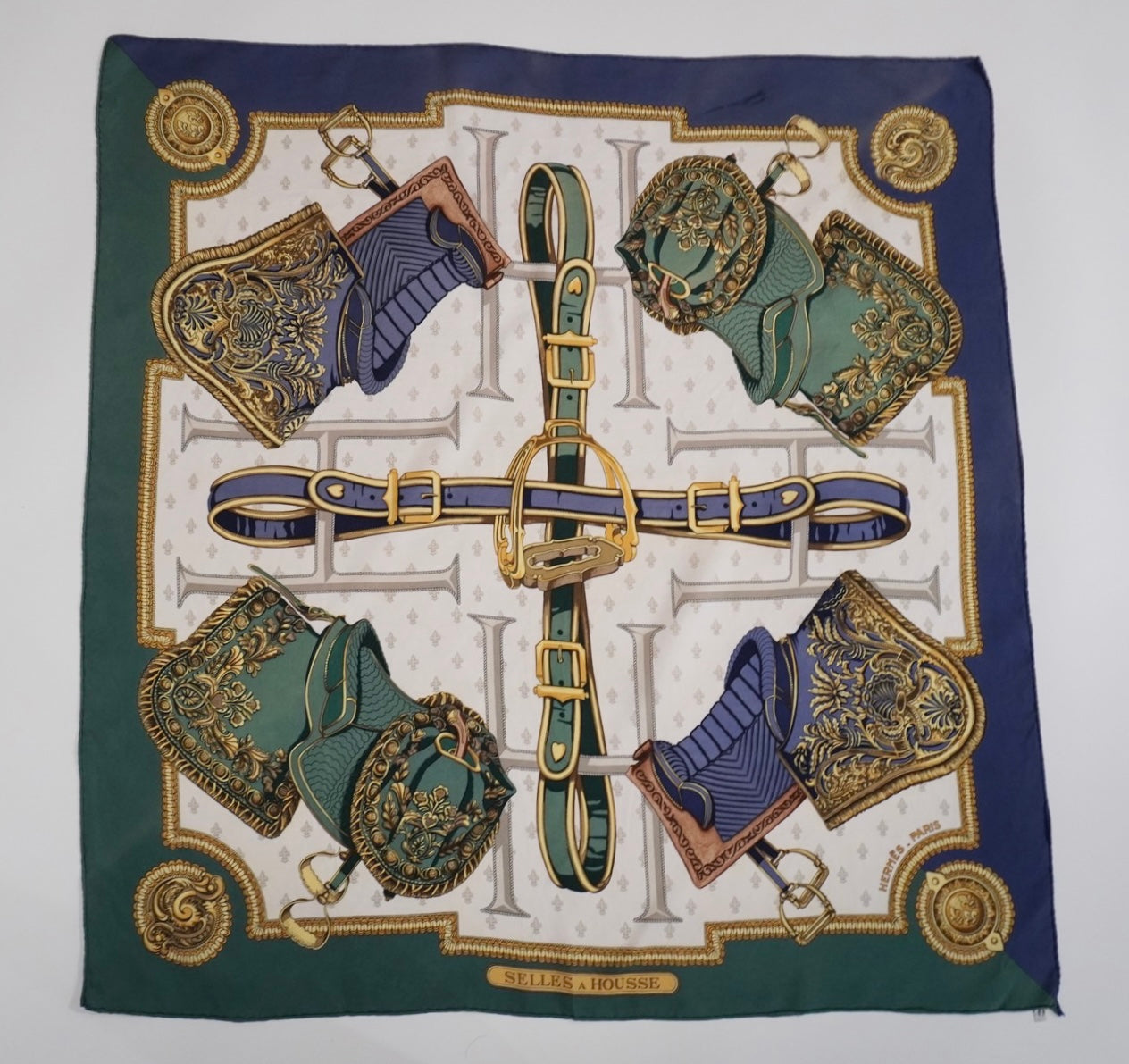 ”Hermès ” Silk Scarf