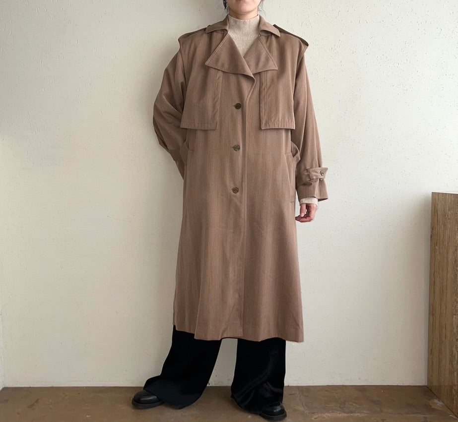 80s "Louis Feraud" Wool Coat
