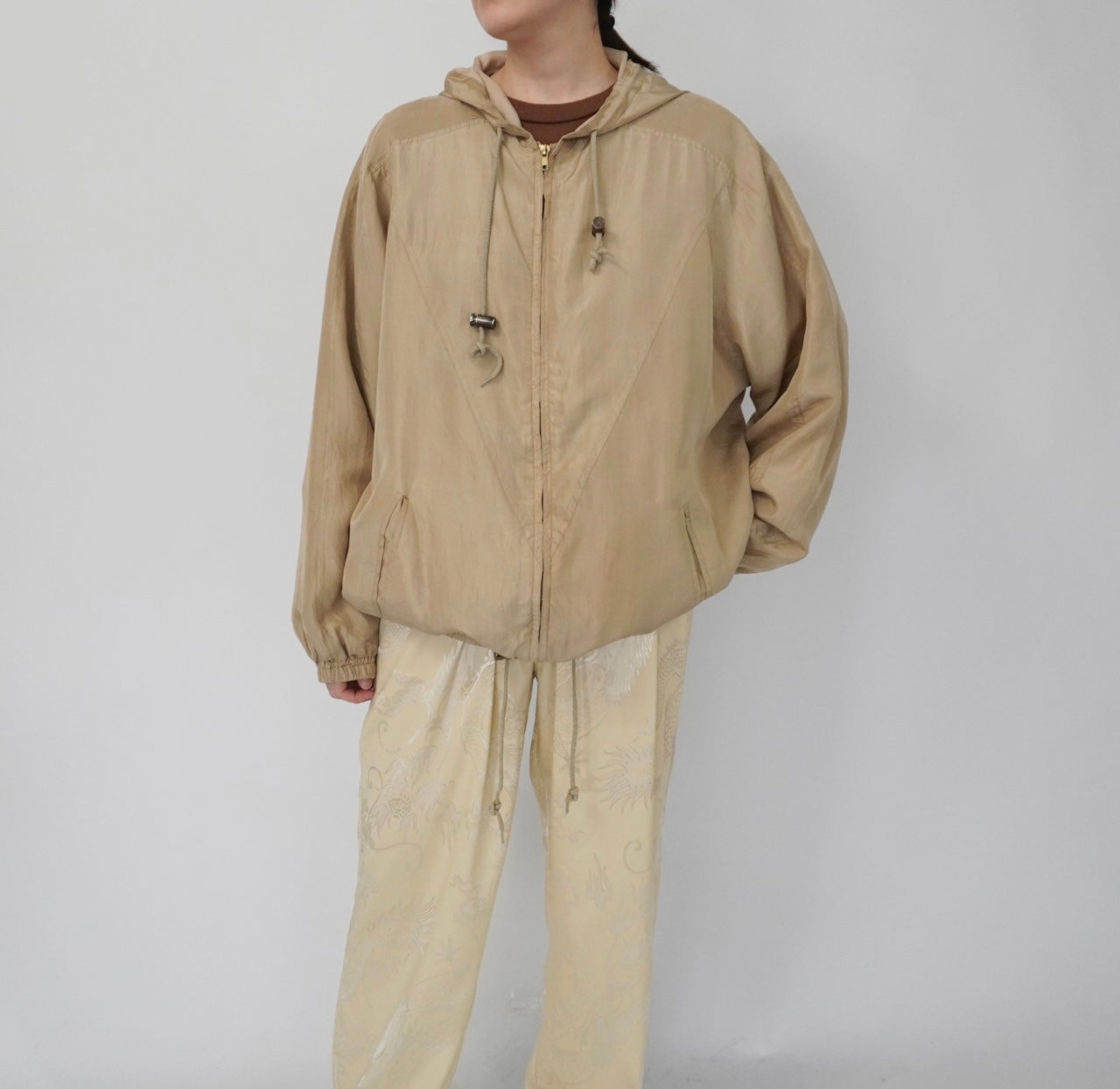 90s Silk Light Jacket