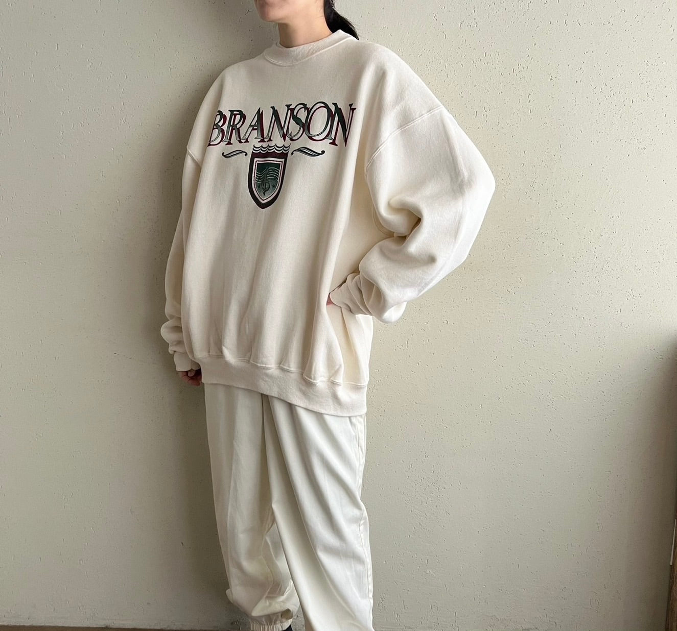 90s Printed Sweater Made in USA