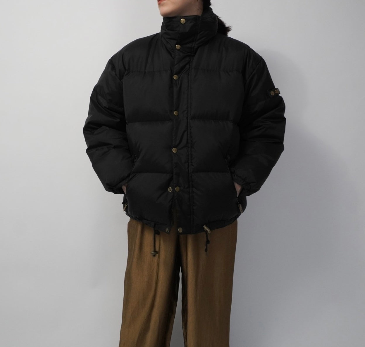 90s Black Down Jacket