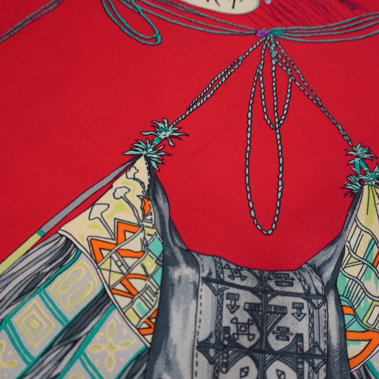 ”Hermes” Silk Scarf Made in France