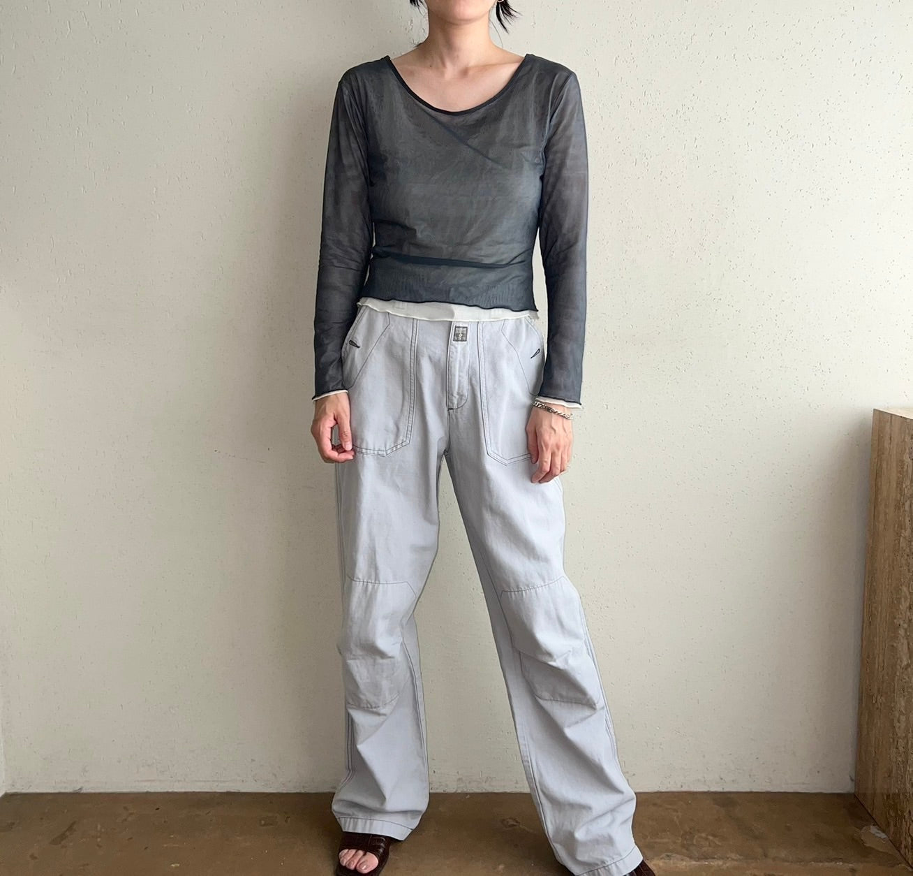 90s Sheer Top Made in Italy