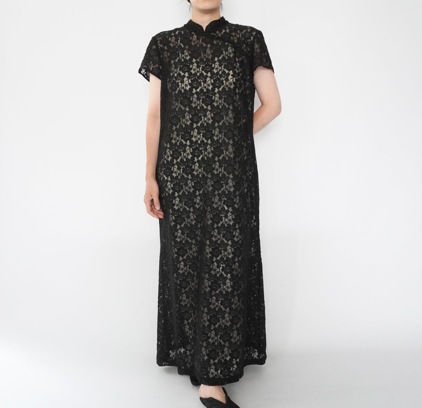 90s Lace Asian Design Dress
