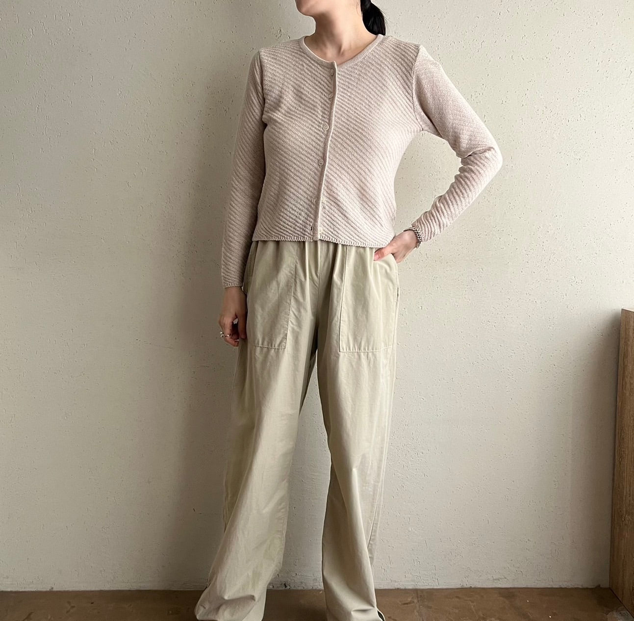 90s "J.CREW" Knit Cardigan Made in USA
