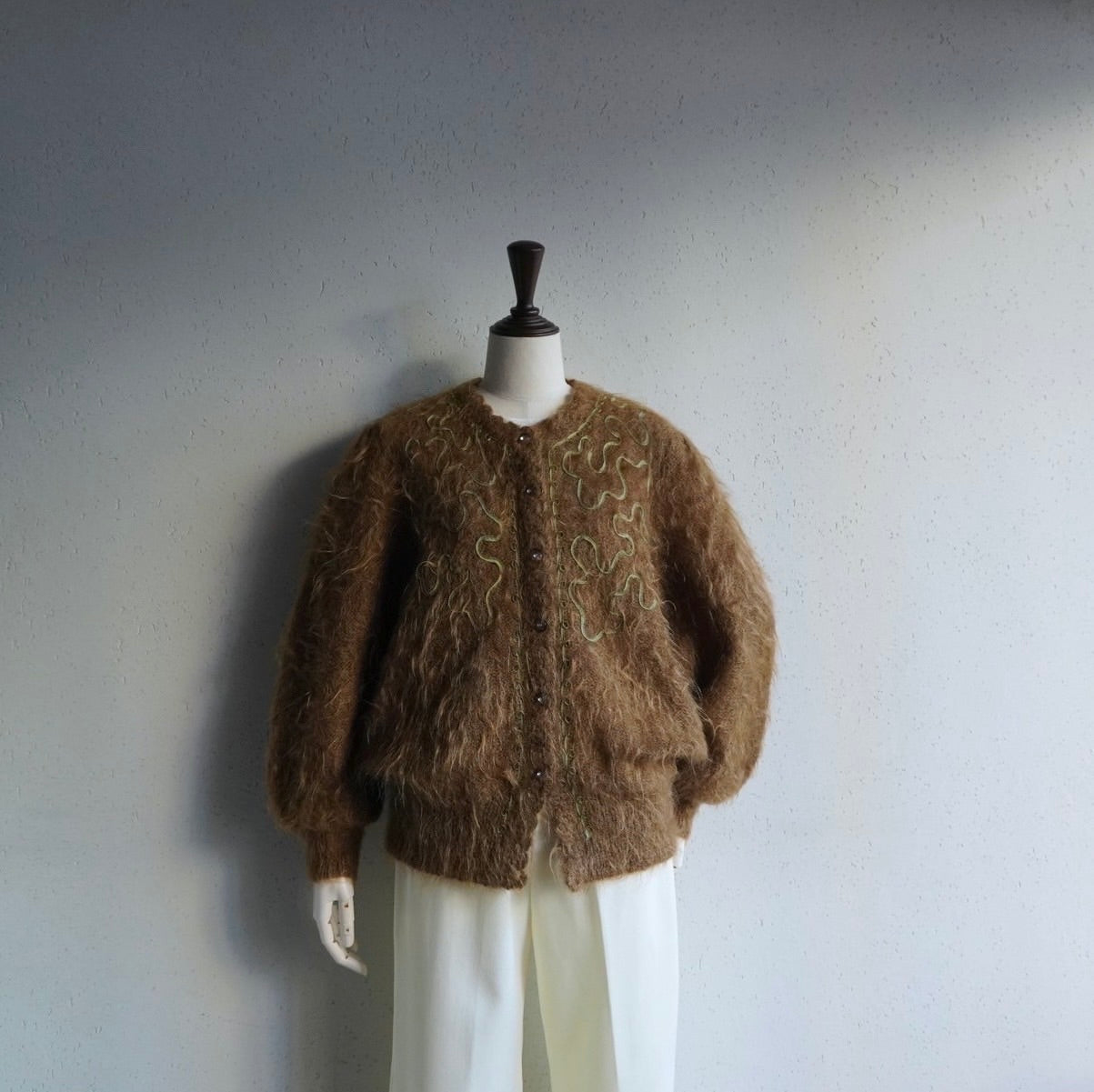 80s Design Knit Cardigan