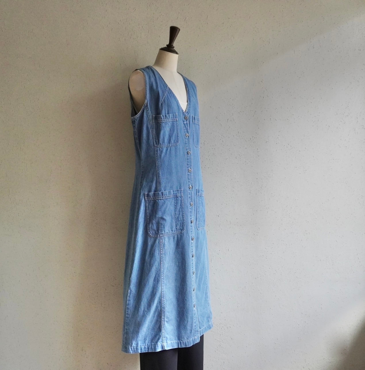 90s Denim Maxi Dress