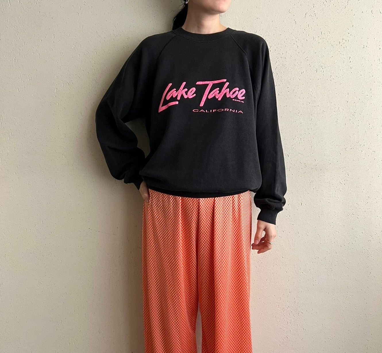 80s Printed Sweater Made in USA