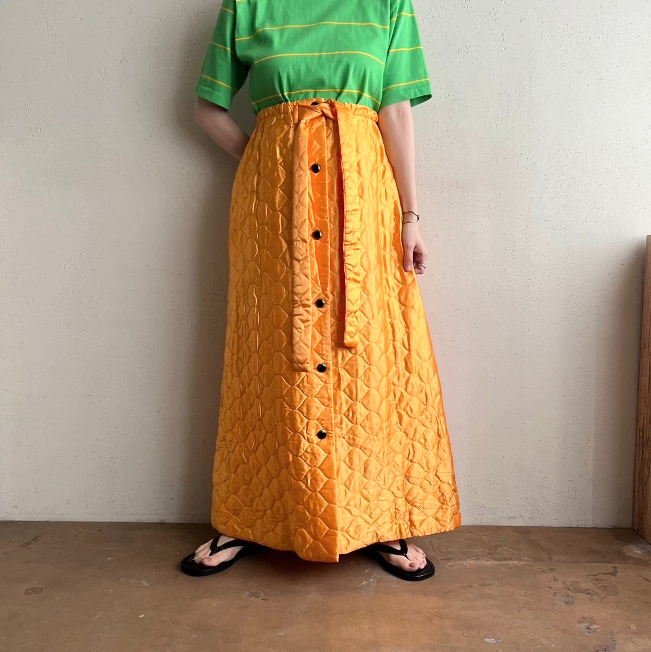 70s Quilted Skirt