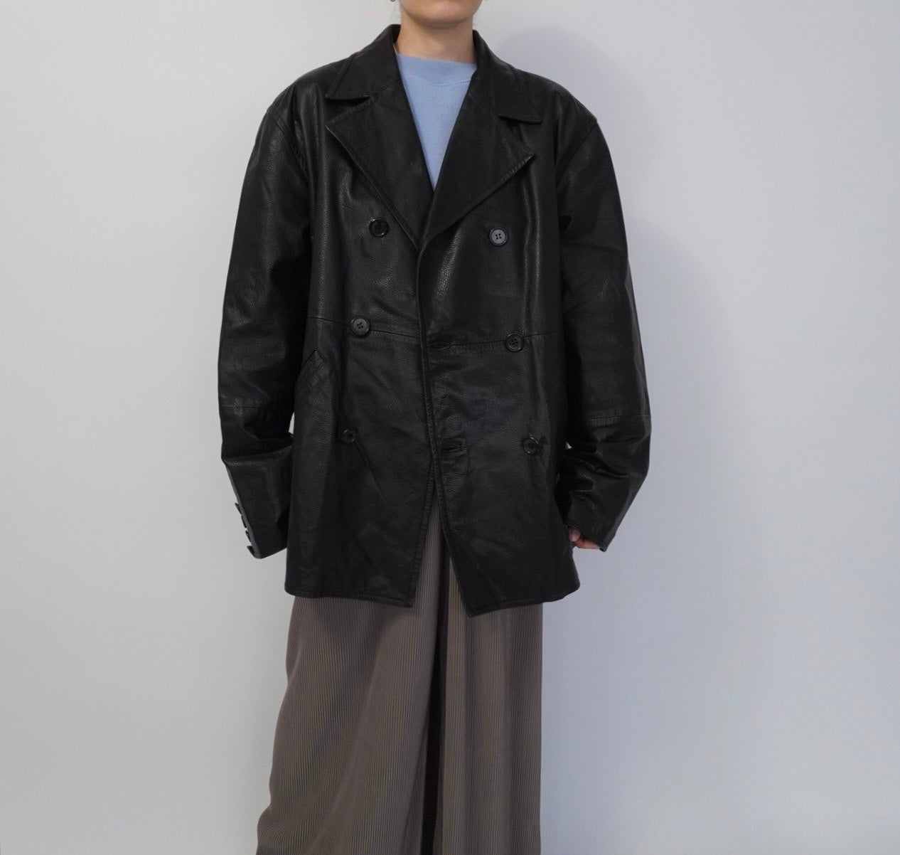 90s "Versus Gianni Versace" Leather Jacket Made in Italy
