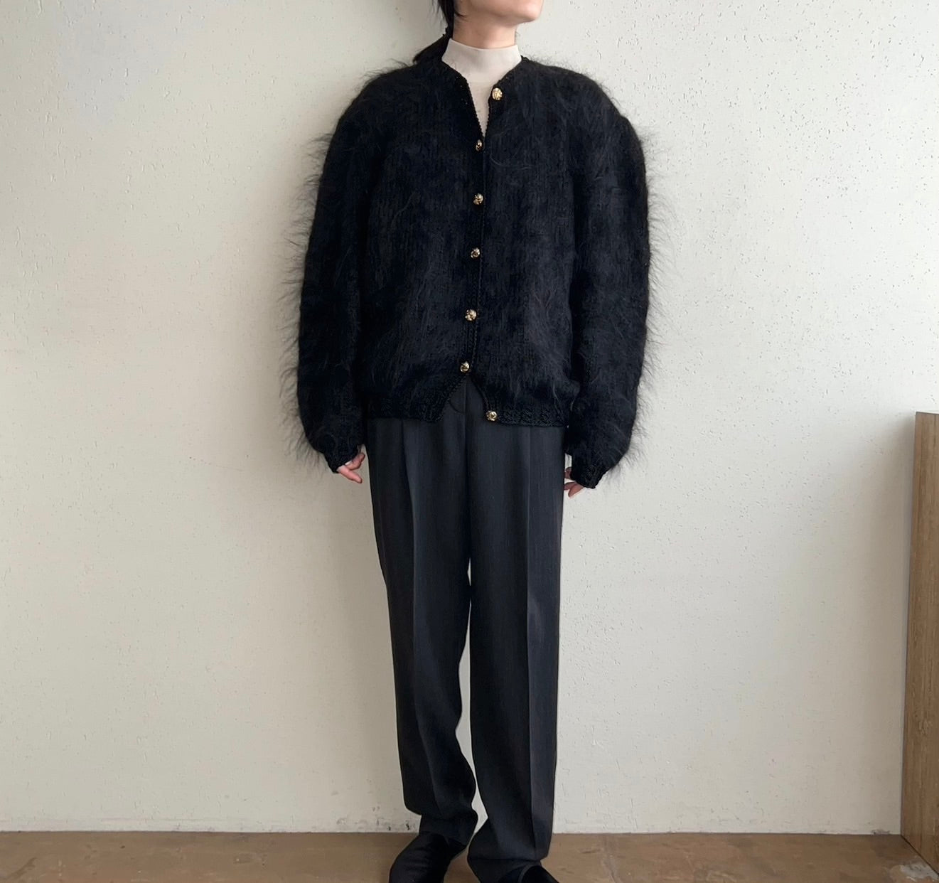 90s Mohair Knit Cardigan Made in Italy