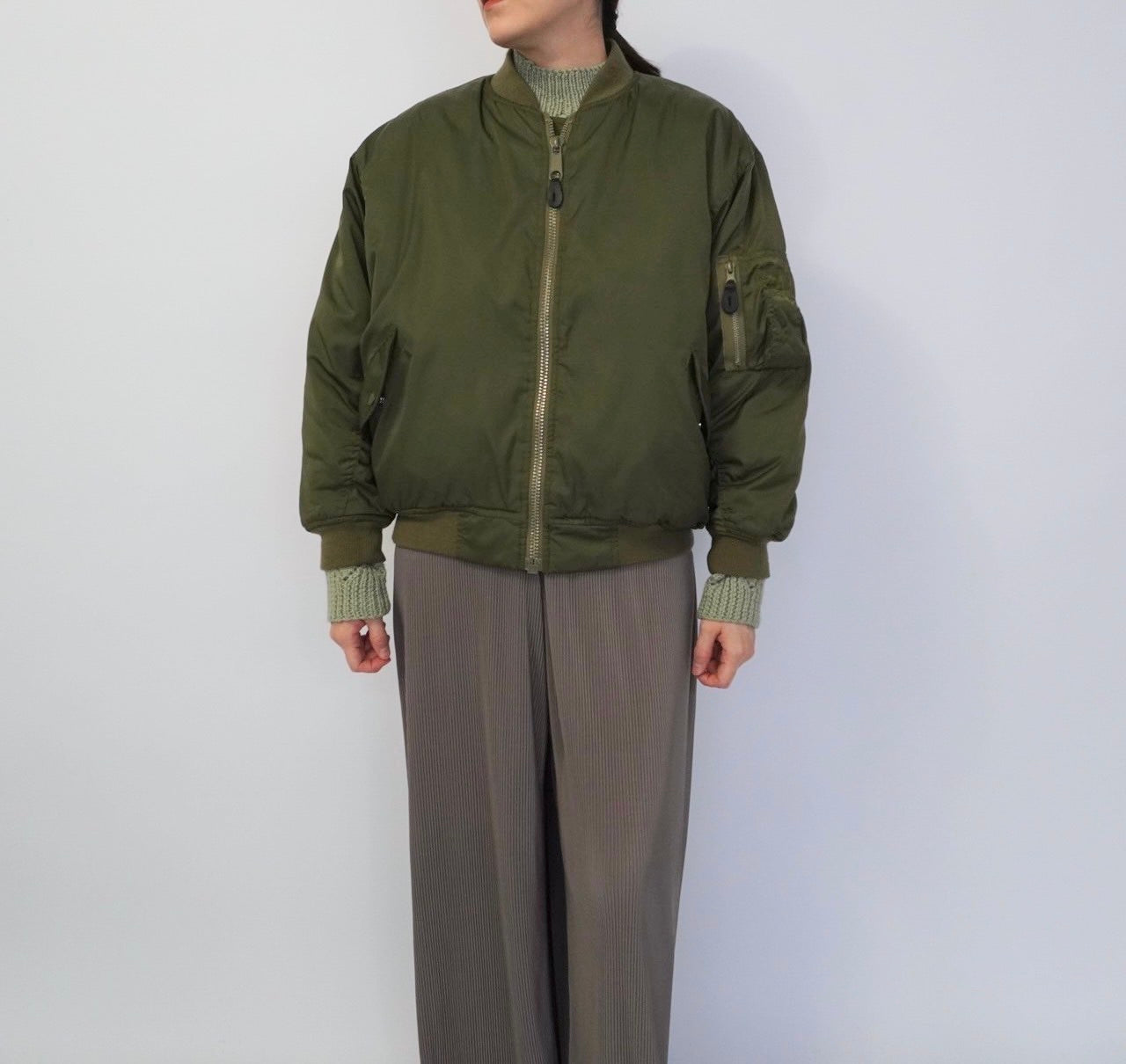 90s Nylon Military Jacket