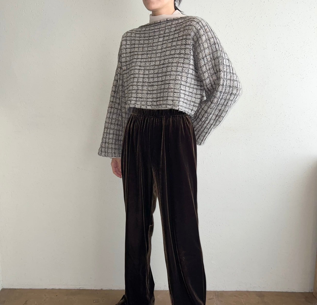 90s Cropped knit