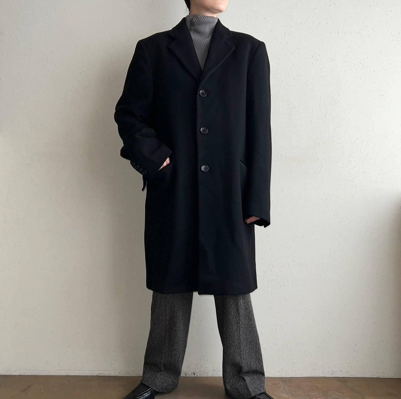 90s Cashmere Coat Made in Italy