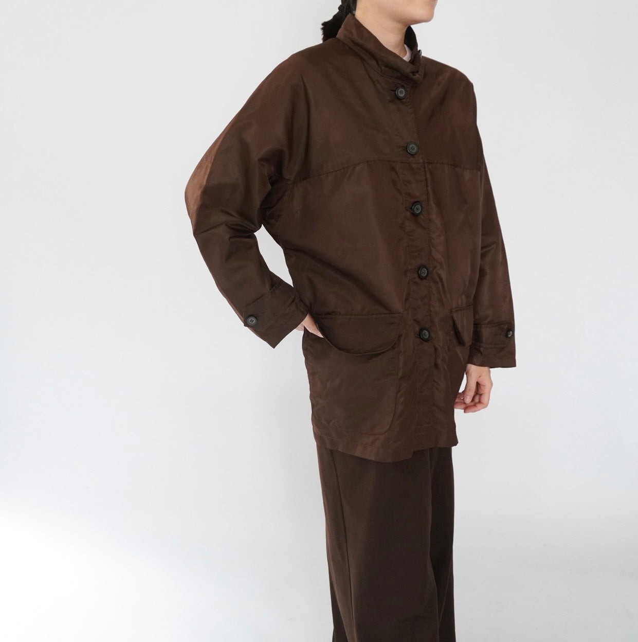 90s Brown Nylon Jacket