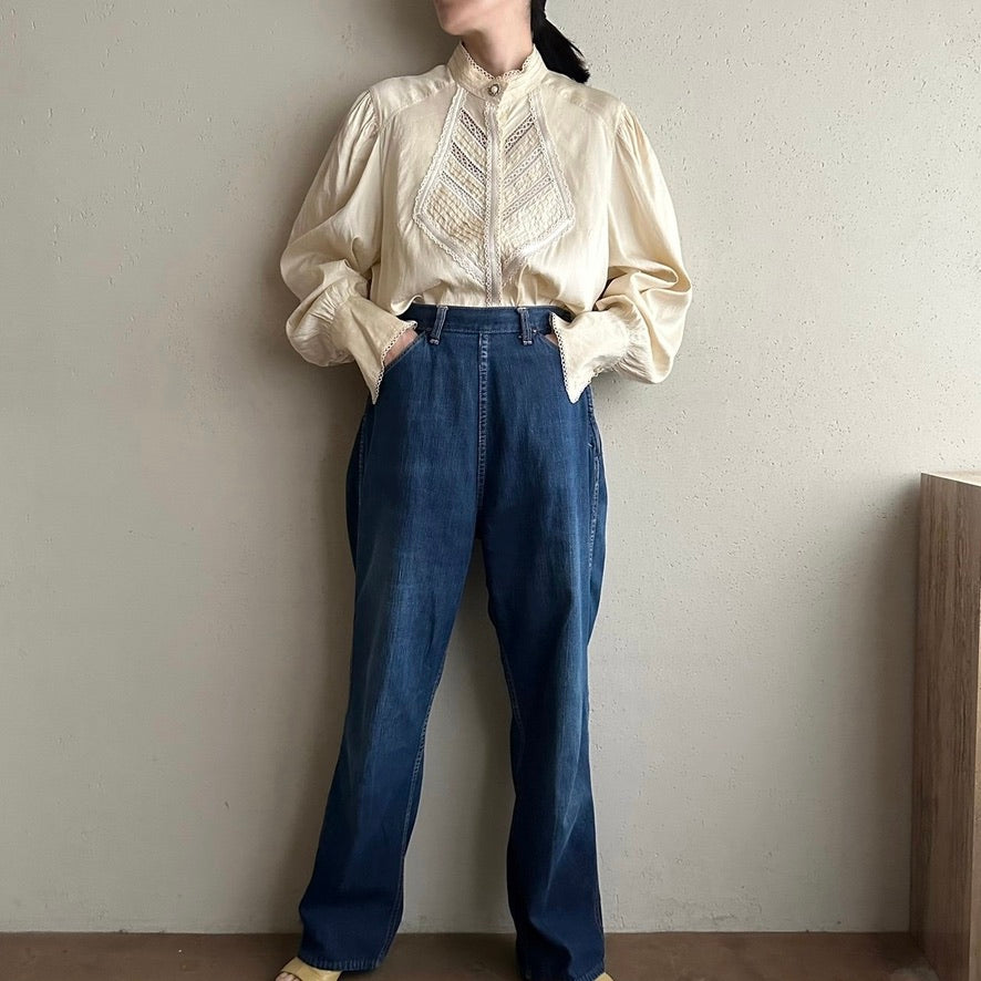 80s Silk Blouse Made in Germany