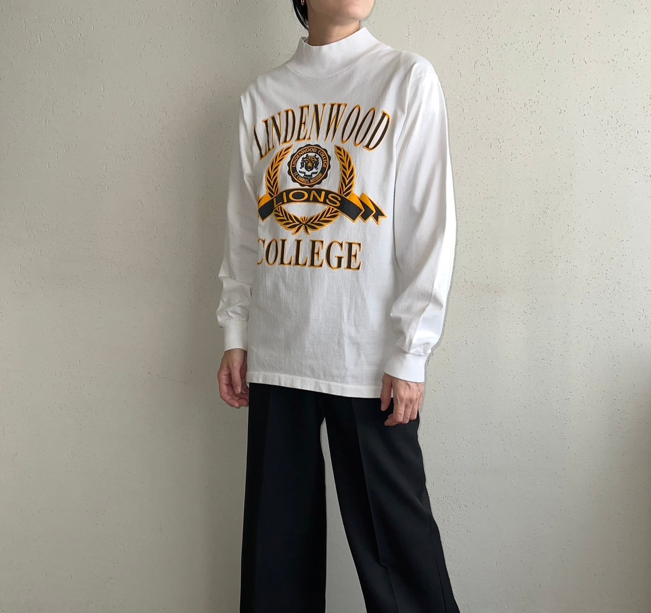 90s Printed Long T-shirt Made in USA