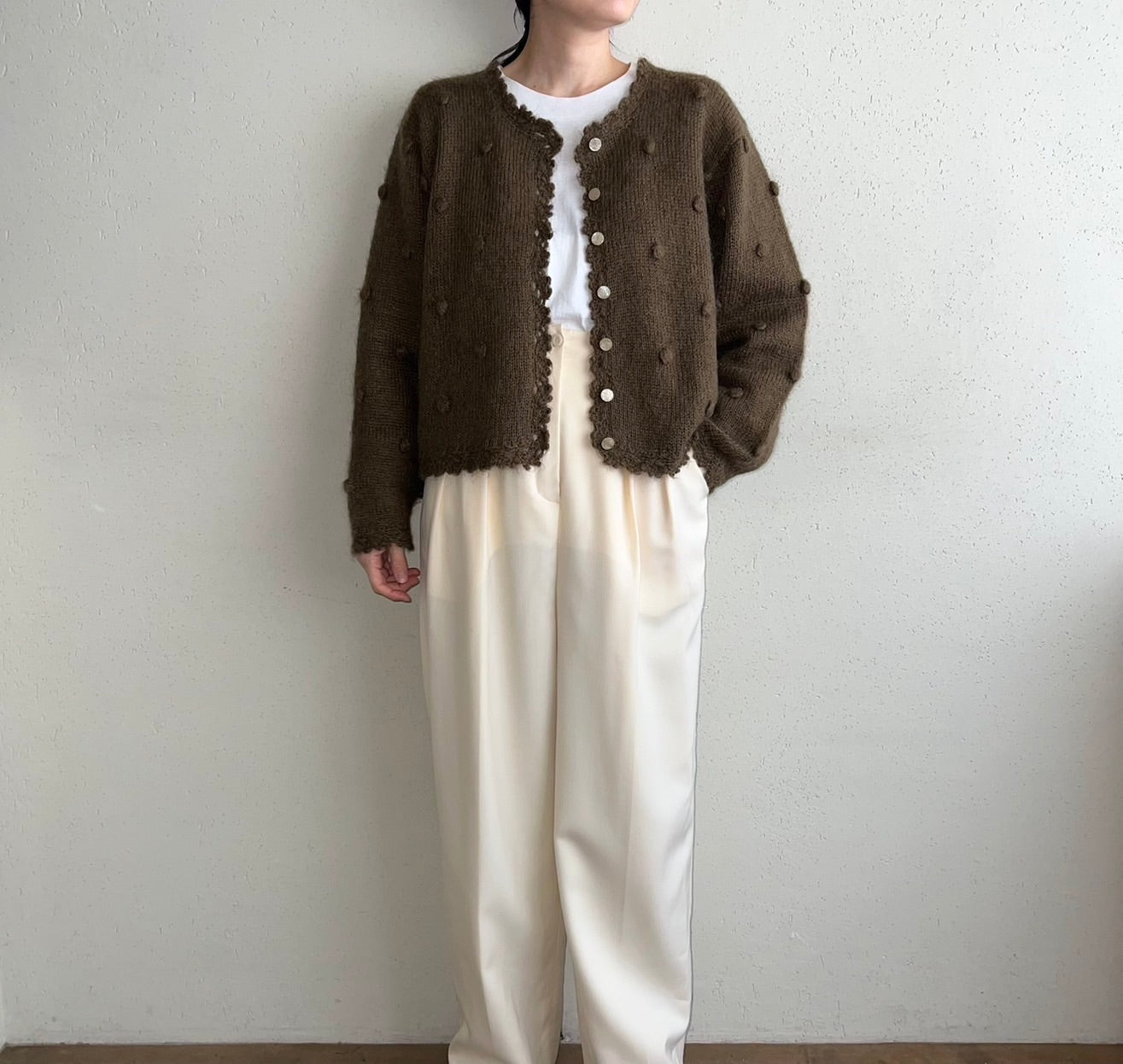 90s Design Knit Cardigan