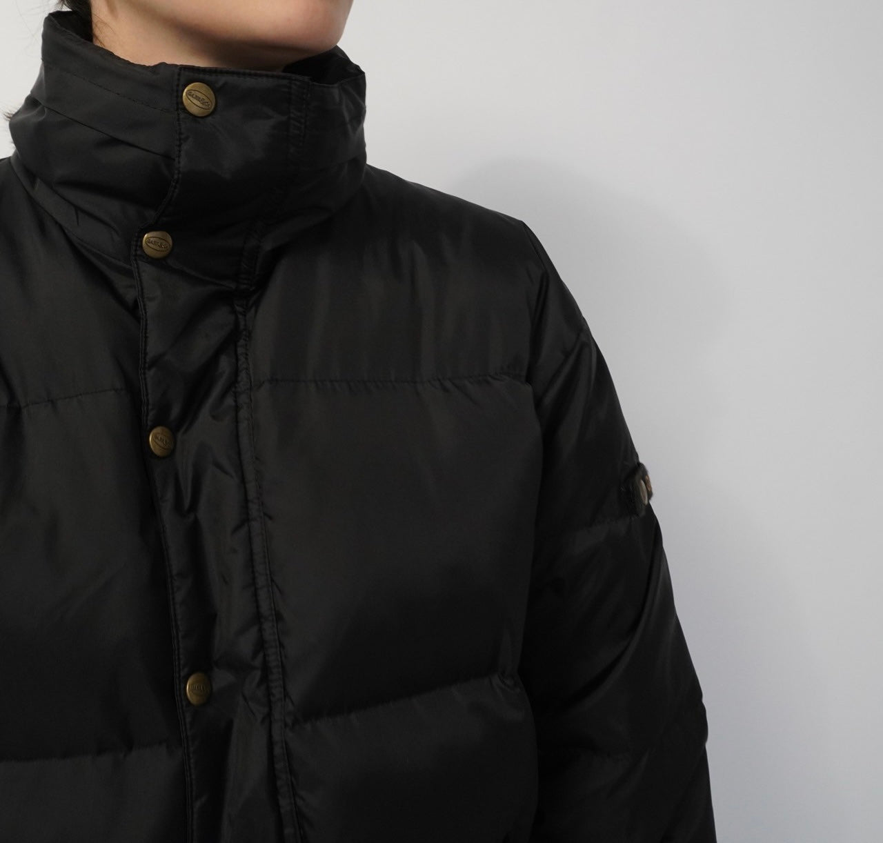 90s Black Down Jacket