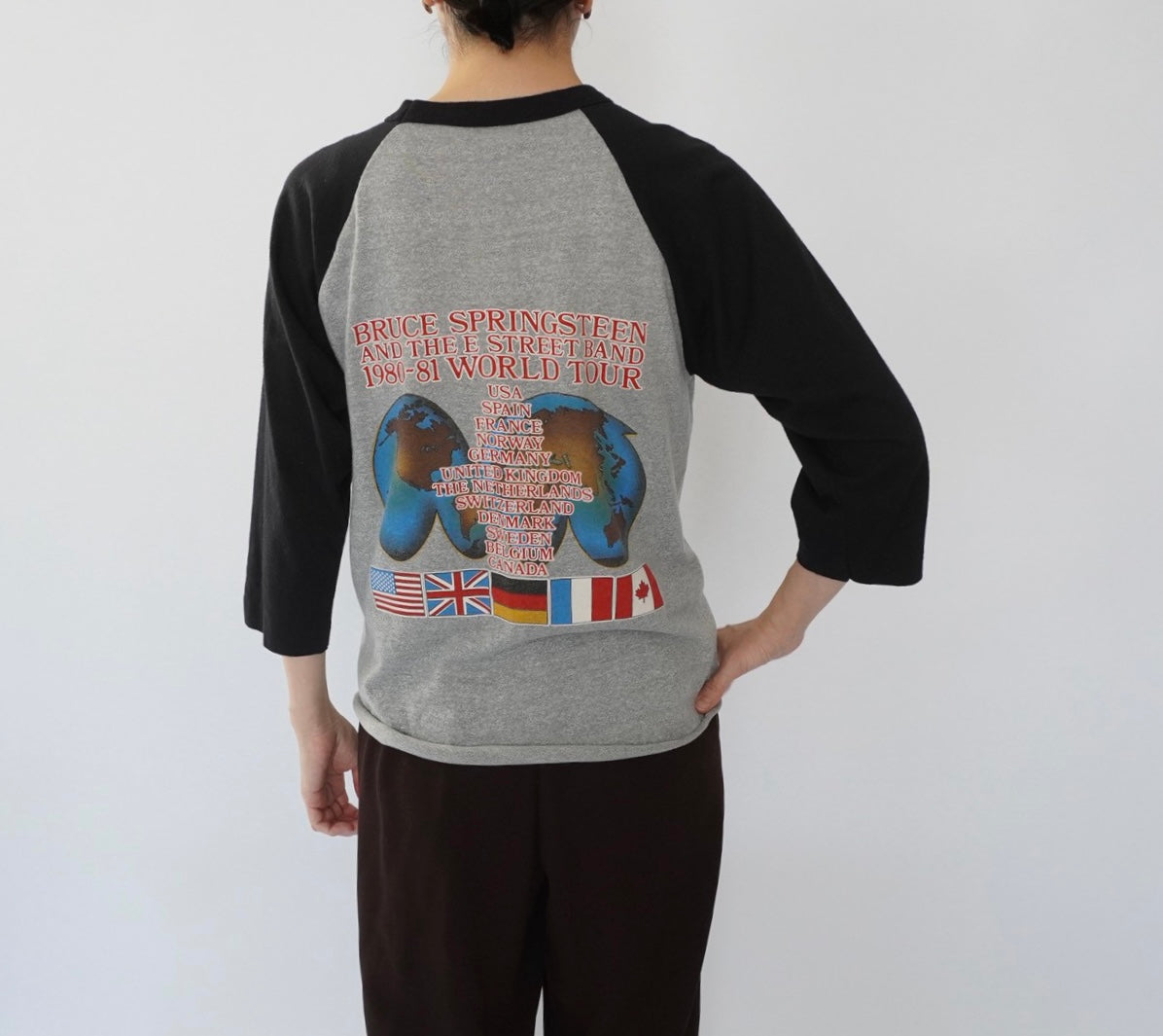 80s "BRUCE SPRINGSTEEN" Raglan T-shirt