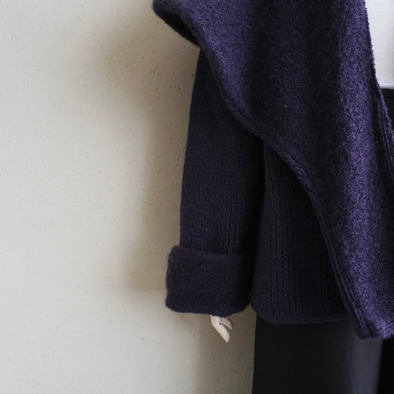 90s Knit Jacket Made in France Dead Stock