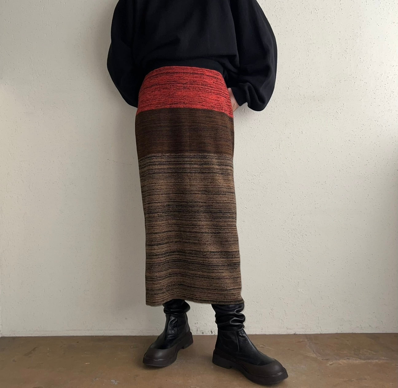 90s Knit Skirt Made in Italy