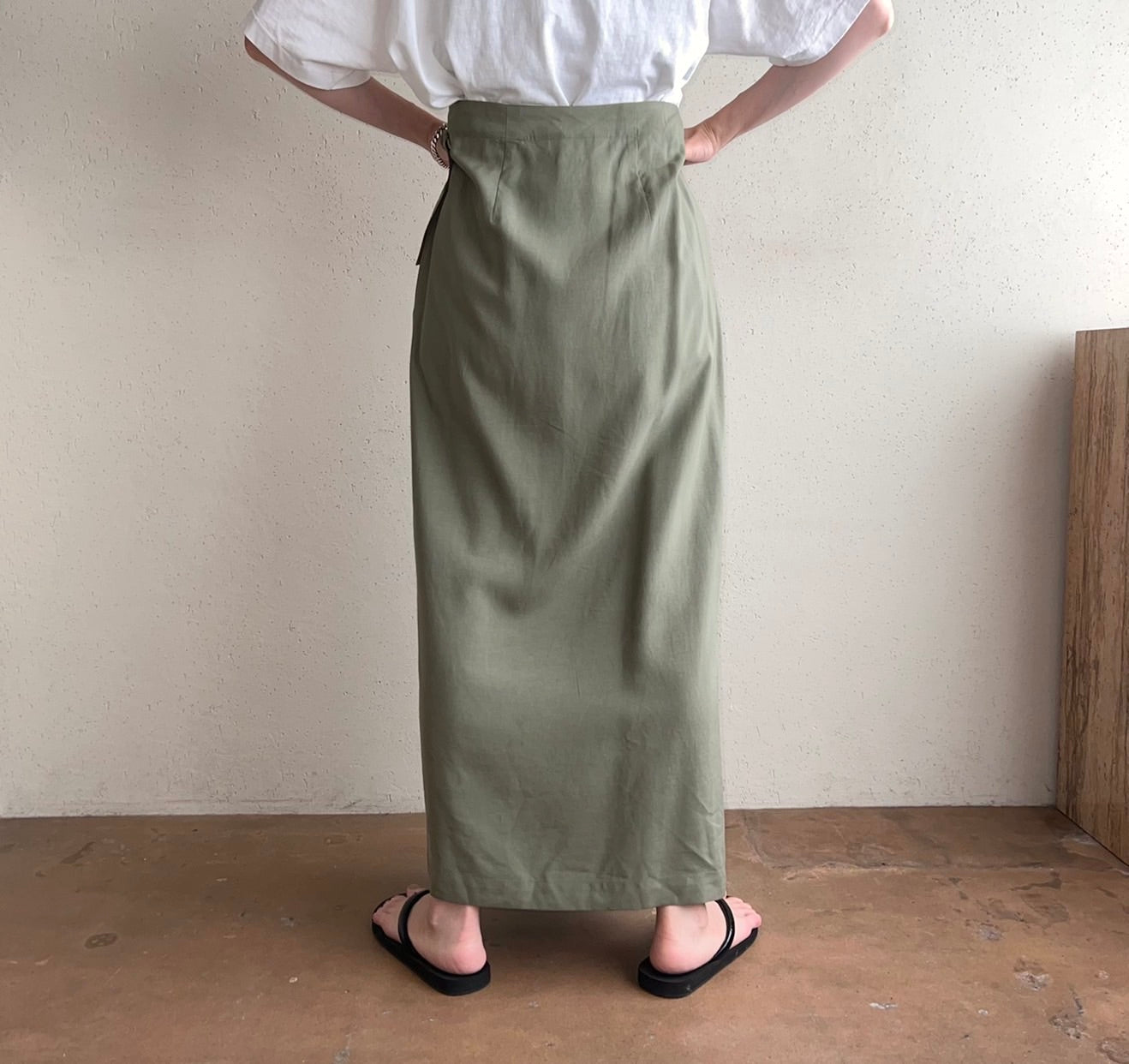 90s Silk Skirt