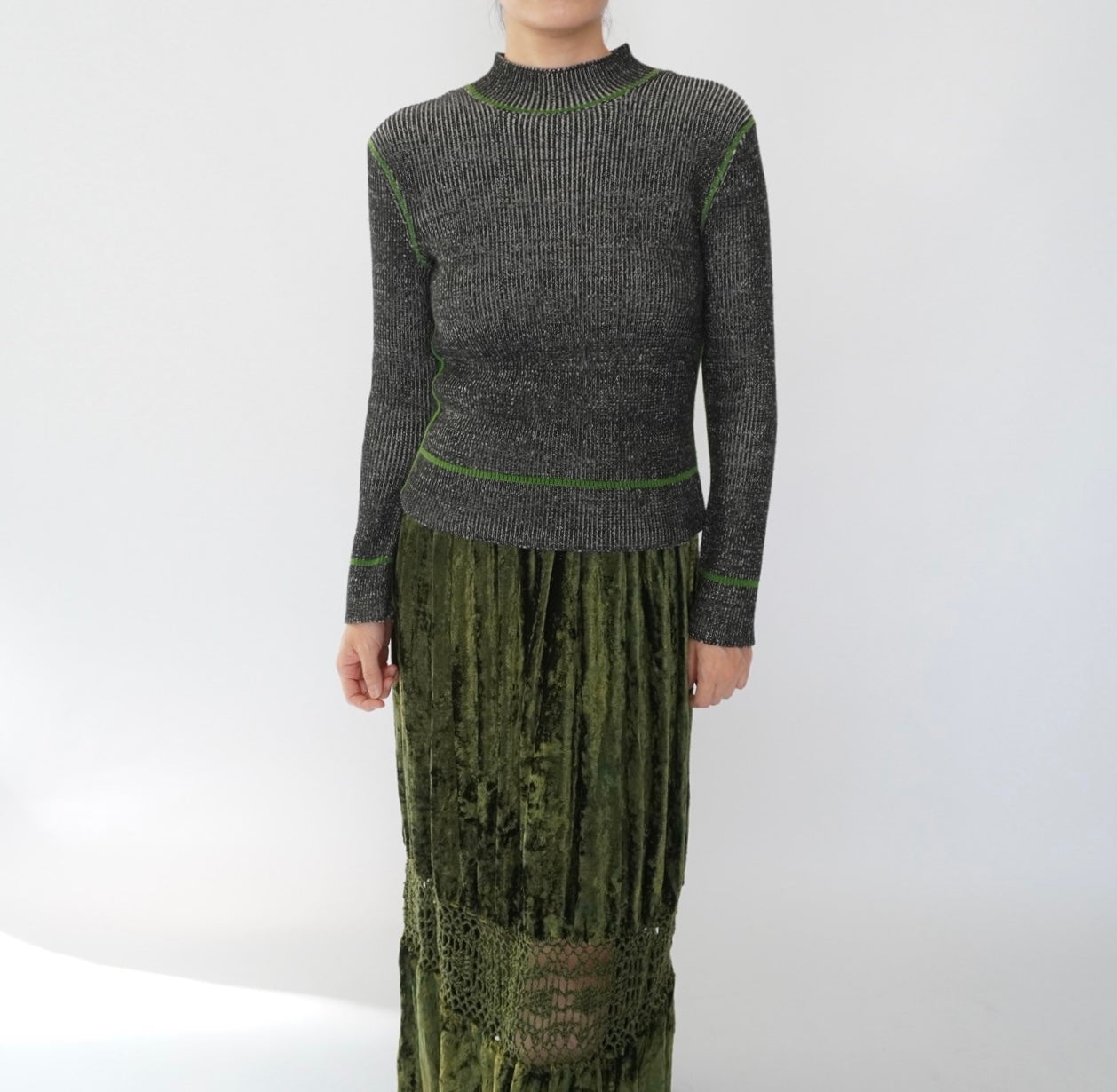 90s Design Ribbed Top