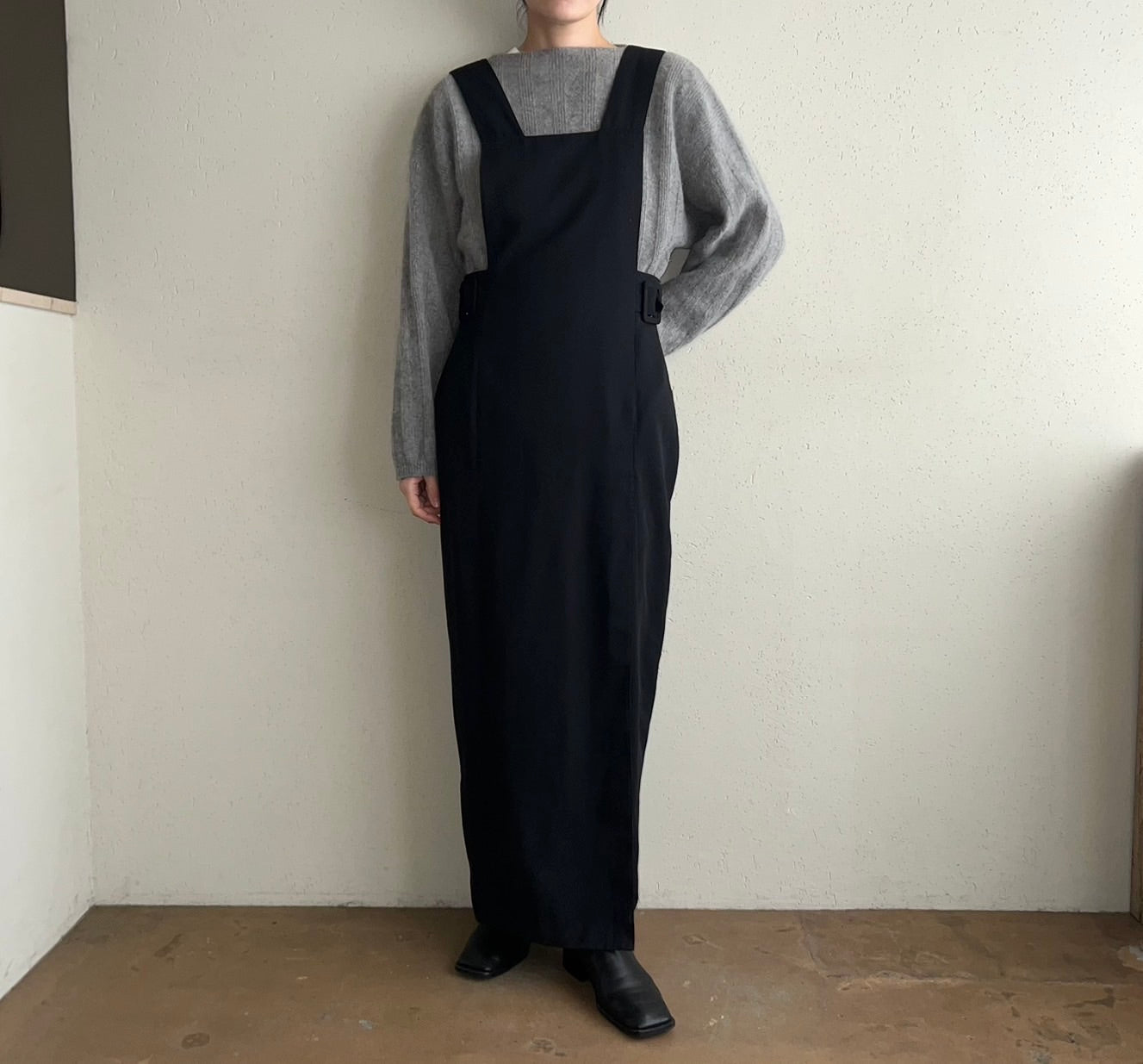 90s Black Design Dress