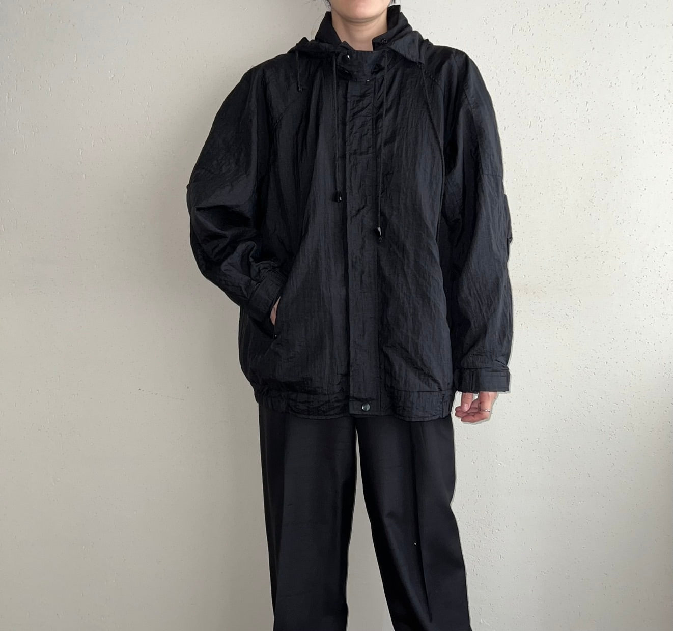 90s Hooded light jacket