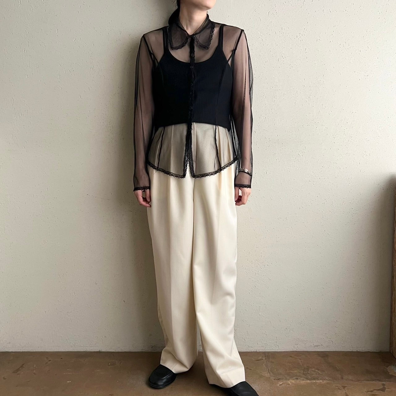 90s Sheer Mesh Shirt