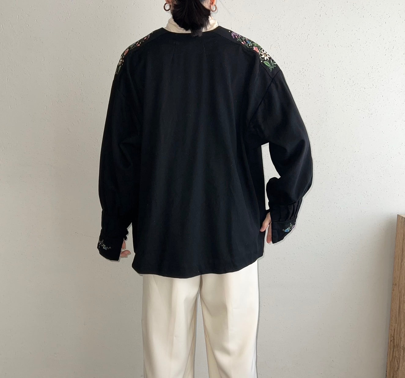 80s Embroidery Top