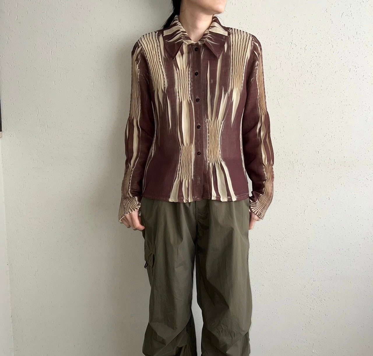 Pleated Design Shirt