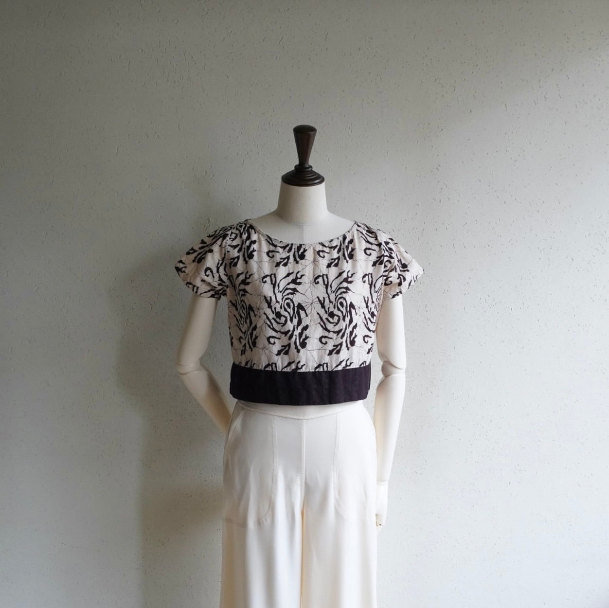 80s Cropped Blouse