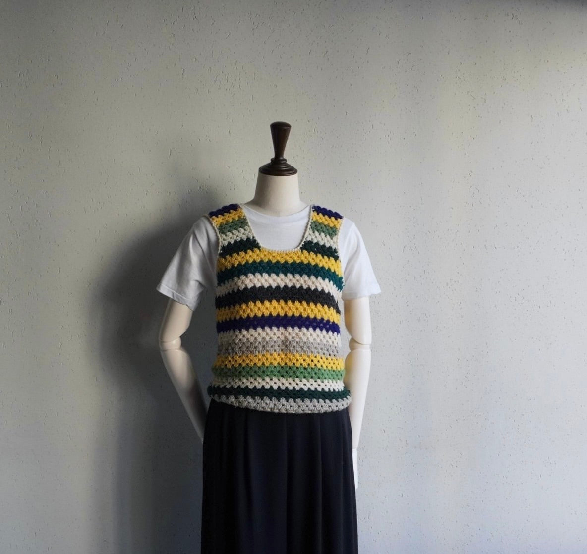 80s Pattern Knit Top