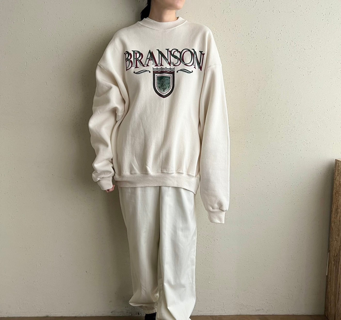 90s Printed Sweater Made in USA