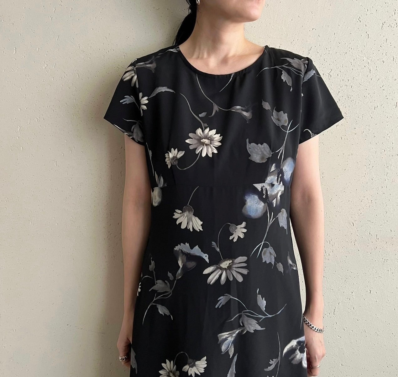 90s Printed Dress Made in Canada