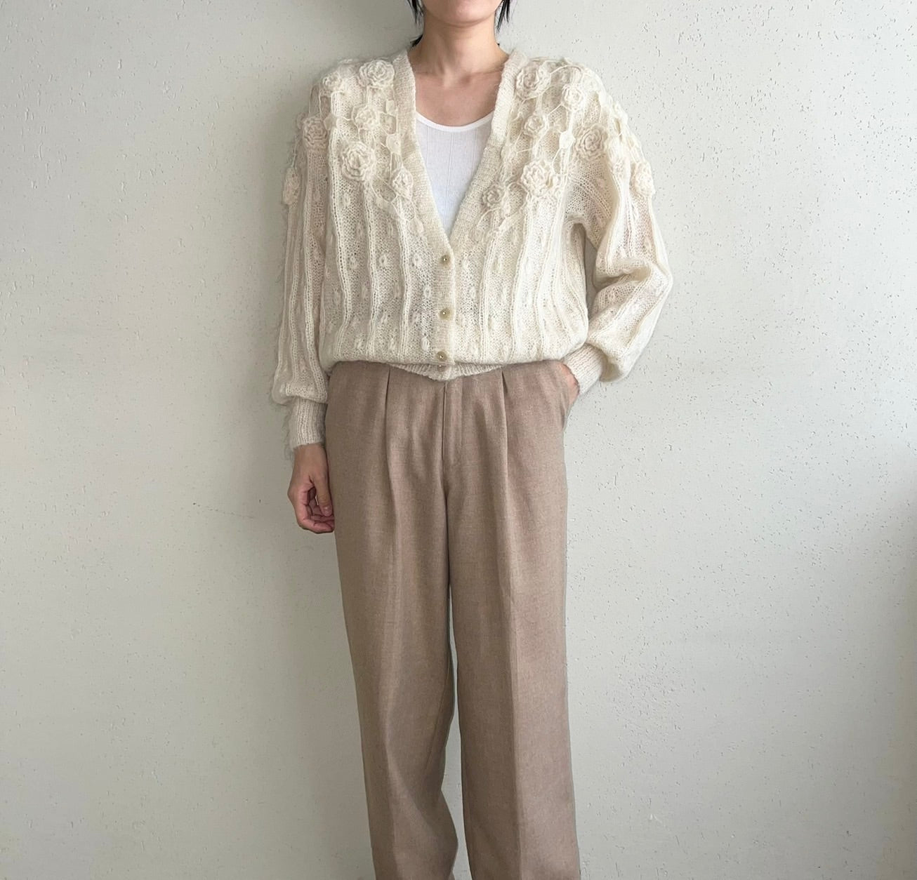 90s Design Knit Cardigan
