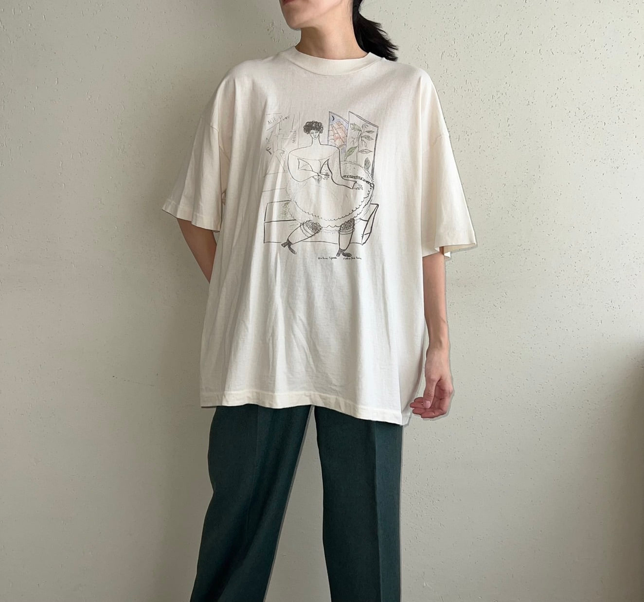 90s Printed T-shirt Made in USA