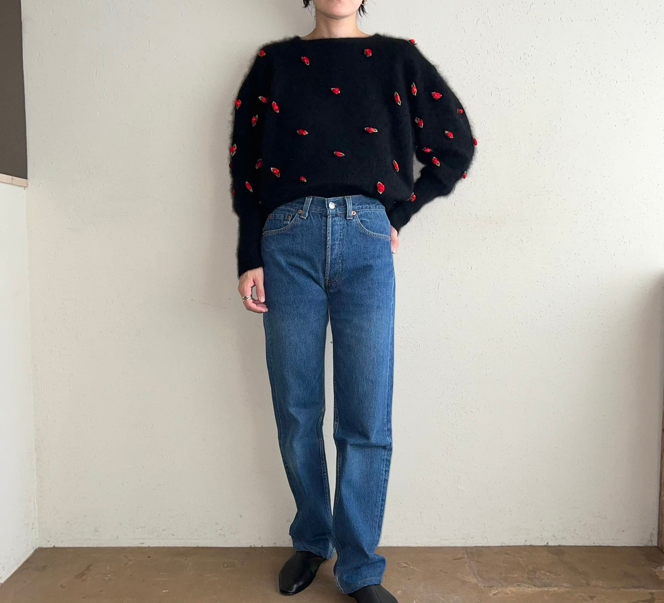 90s Design Angora Knit