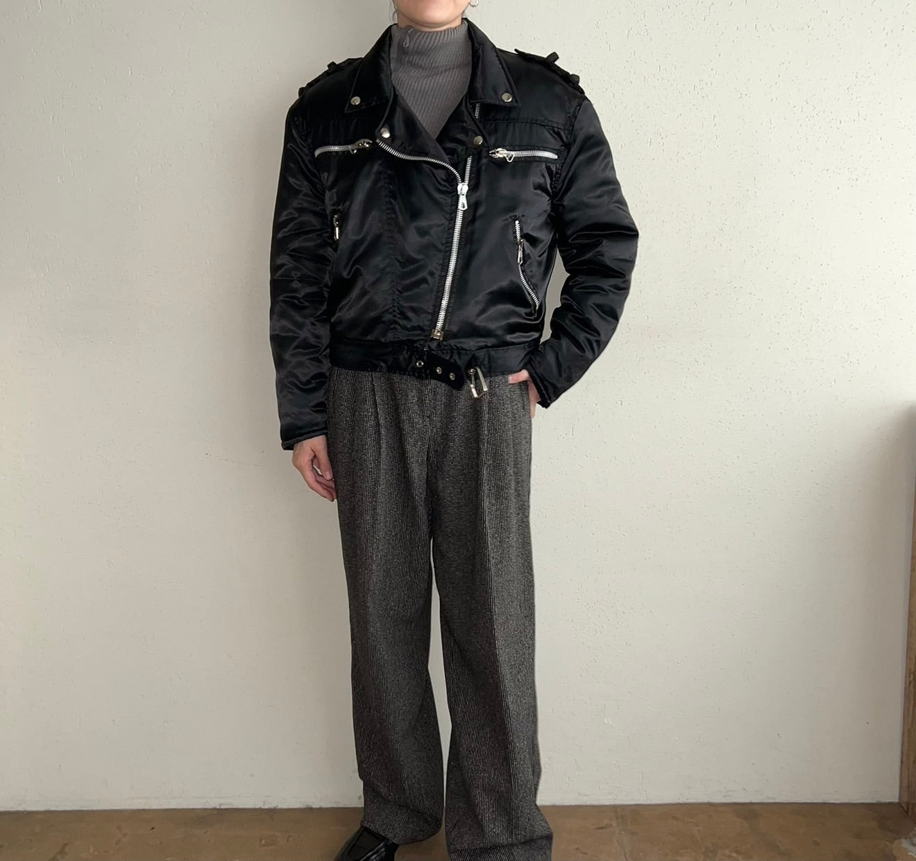 90s Nylon Riders Jacket Made in Italy