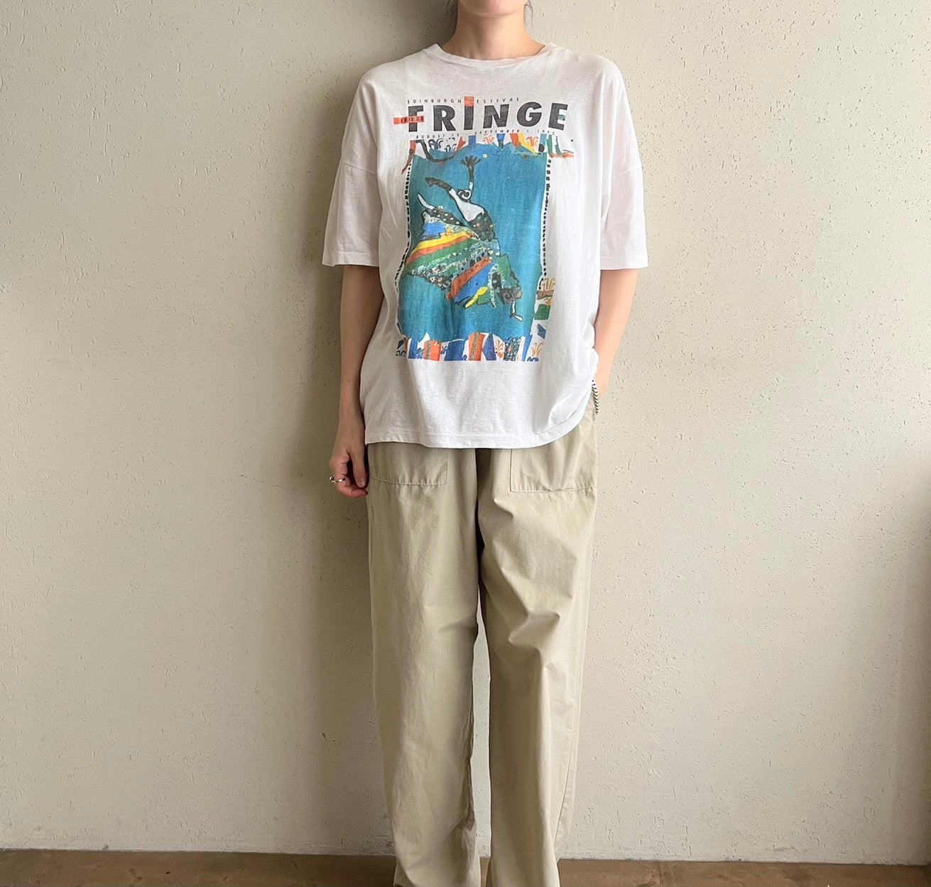 90s " Edinburgh Festival Fringe” Printed T-shirt