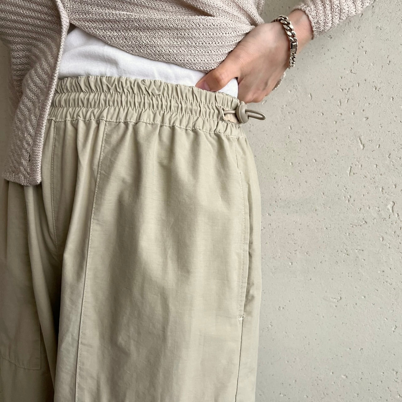 90s Cotton Nylon Pants