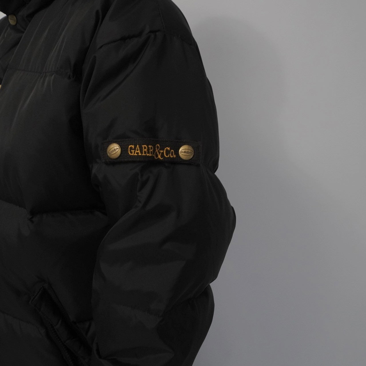90s Black Down Jacket