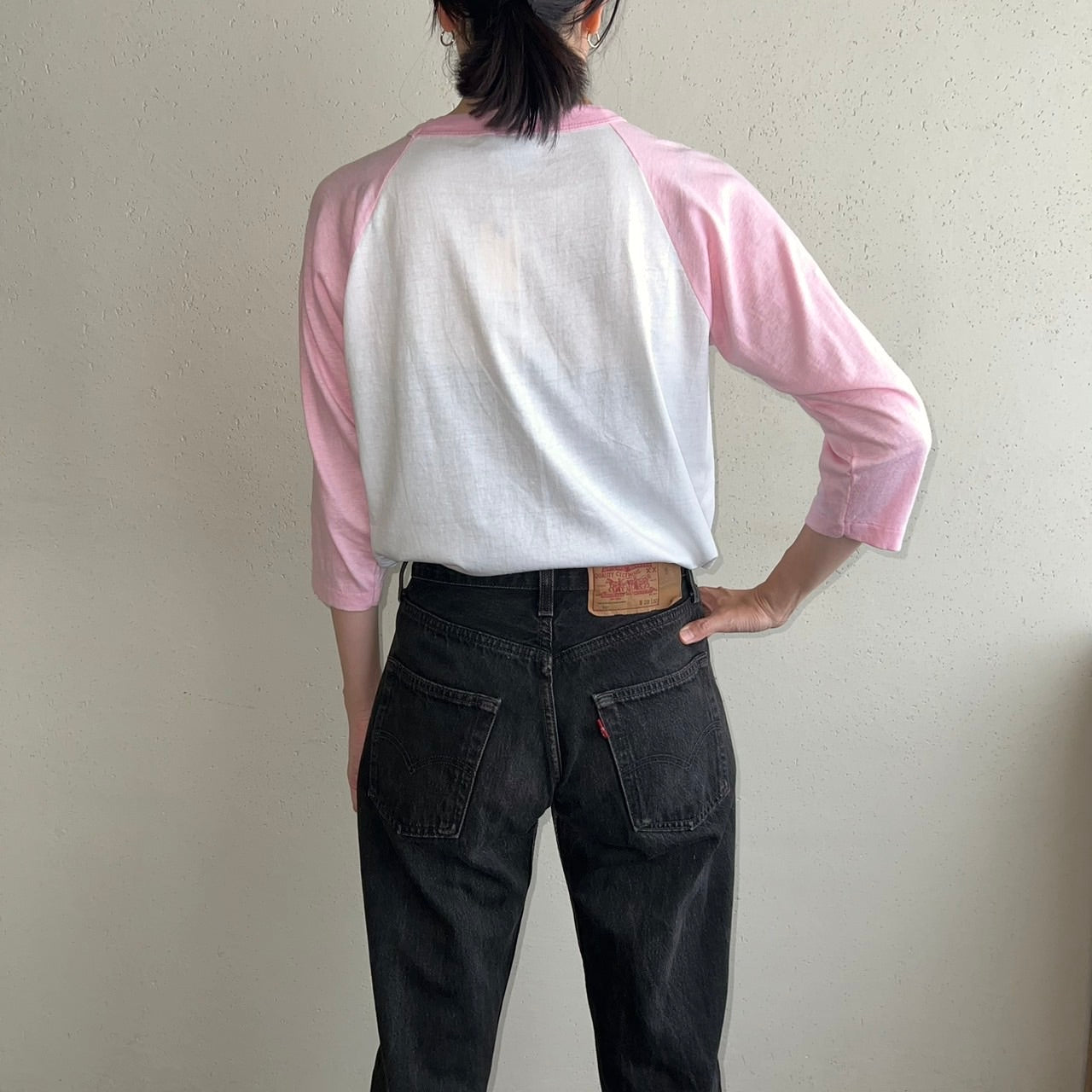 80s Raglan Sleeve T-shirt Made in USA