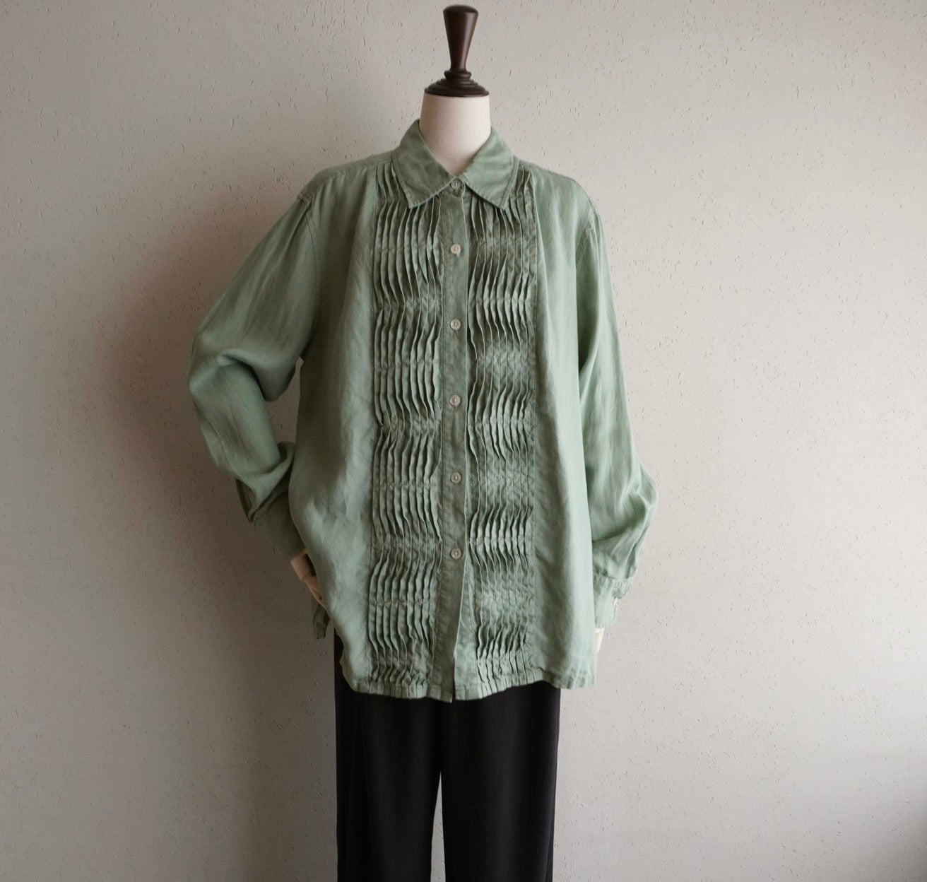 90s Design Linen Shirt