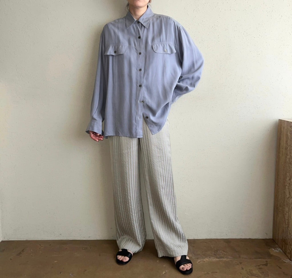 90s"Giorgio Armani" Striped Pants Made in Italy