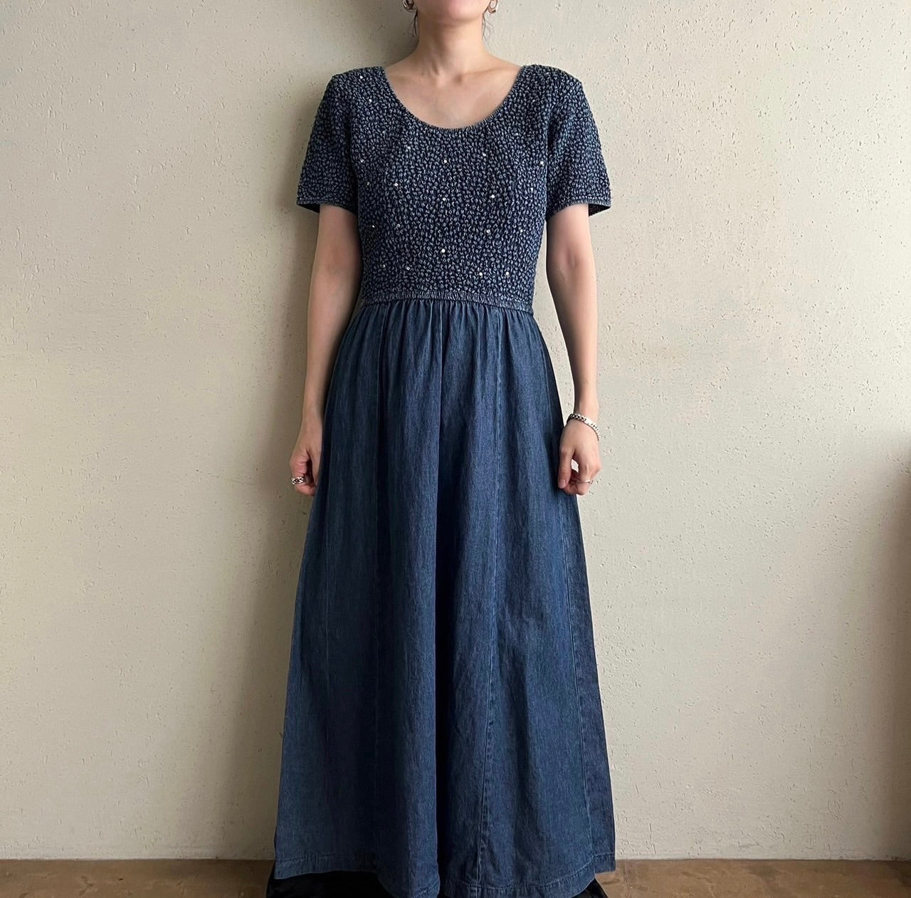 90s Denim Dress Made in USA